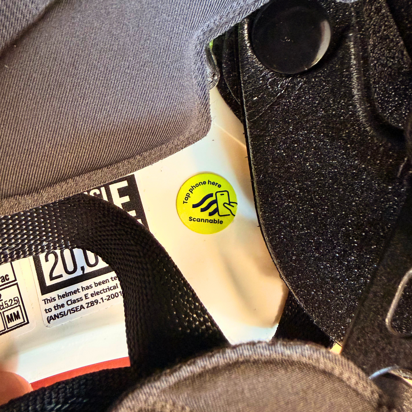 Helmet Sticker NFC Tag 15mm Ø (50 Pack)