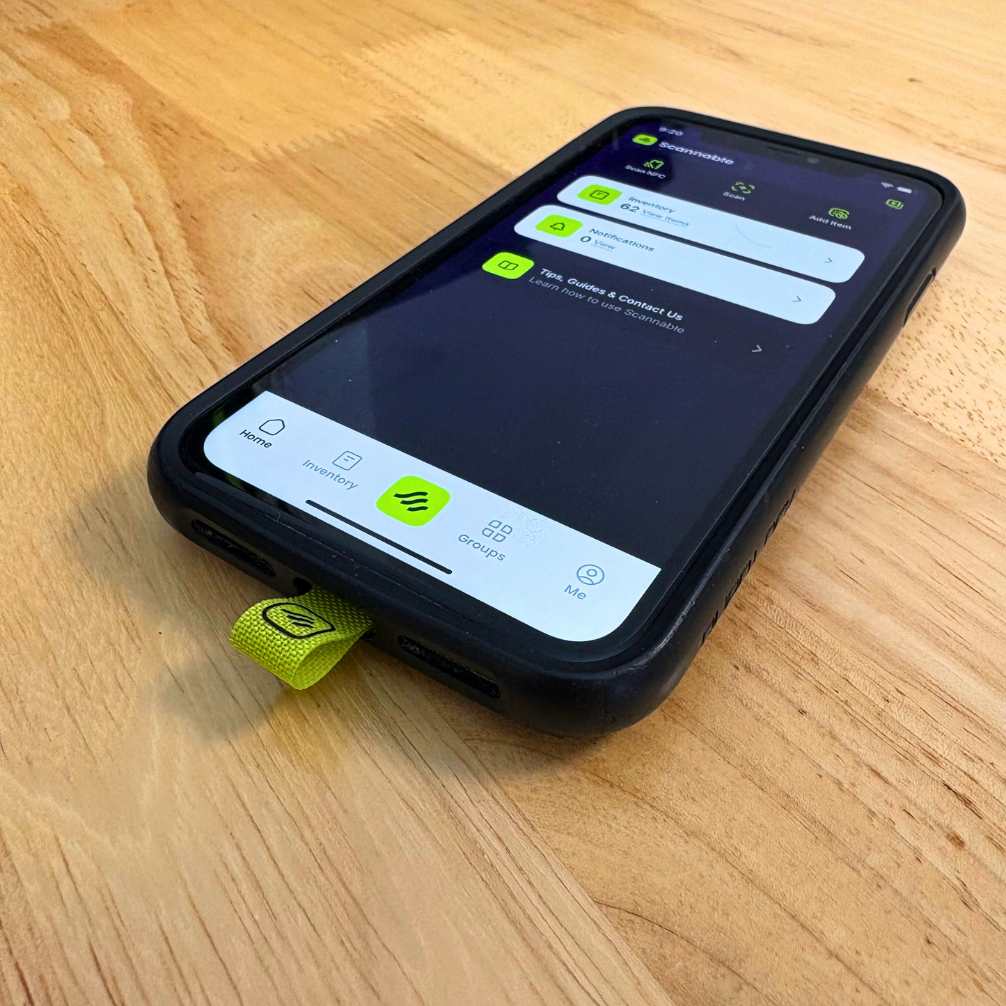 Scannable Phone Tether Lanyard