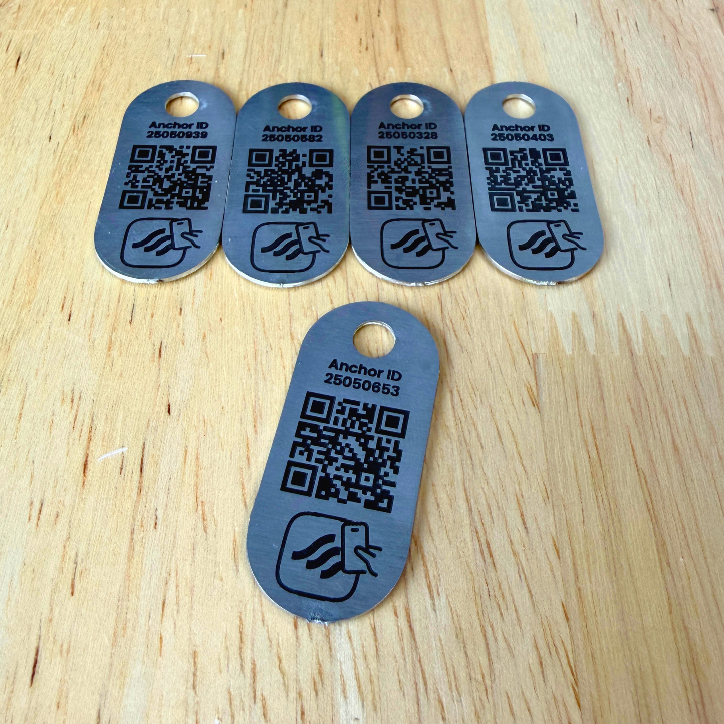 QR Code ID Plates (50 Pack)
