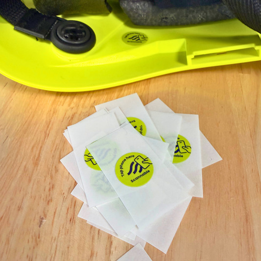 Helmet Sticker NFC Tag 15mm Ø (50 Pack)