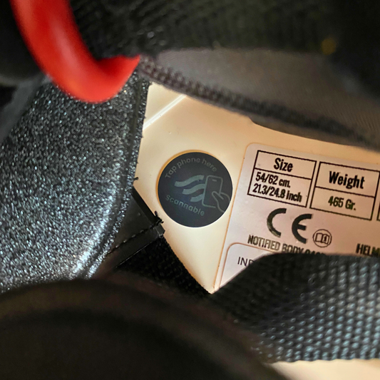 Helmet Sticker NFC Tag 15mm Ø (50 Pack)