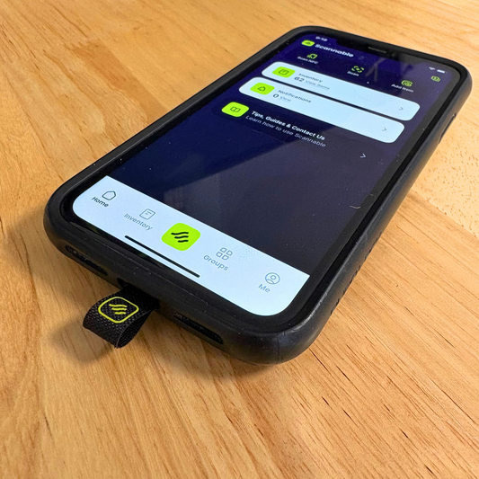 Scannable Phone Tether Lanyard