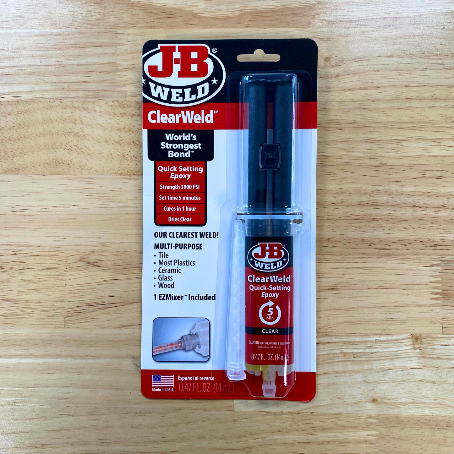 JB Weld ClearWeld Epoxy 14ml