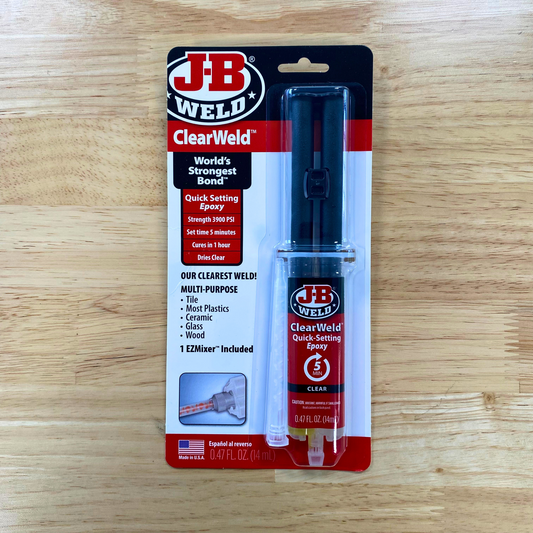 JB Weld ClearWeld Epoxy 14ml